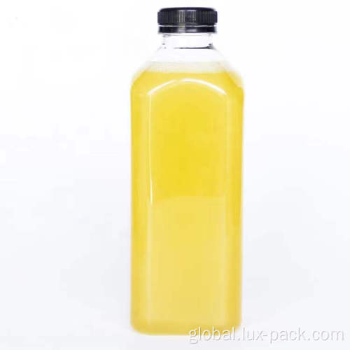 Transparent Pet Plastic Beverage Bottle Transparent PET Plastic Beverage Bottle with Cap Factory